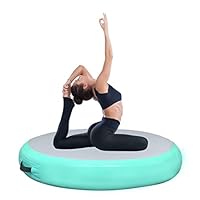 PPXIA Airspot Air Matte Track 20 cm Höhe, Aufblasbare Gymnastik Tumbling Matten, Gymnastikmatte mit Pumpe, Trainingsmatte, Sportmatte Yogamatte