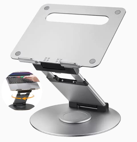 H&W ノートパソコンスタンド 360度回転 PCスタンド角度/高さ調節