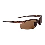 Crossfire 2911725 Gafas de seguridad, marrón 2.5 dioptrías