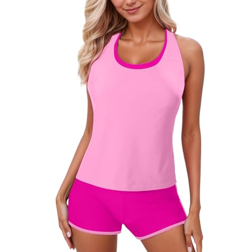 Maillot de bain respirant ensemble tankinis femme push up athlétique