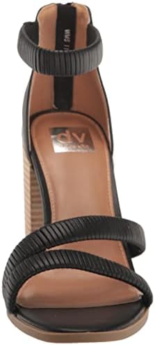 DV Dolce Vita Womens Bleeker Heeled Sandal, Black, 10 US | Image 1