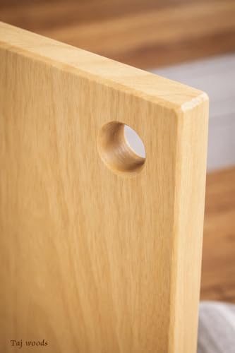 Image of Wooden Chopping Board Single piece Durable Tamarind Wood Without Chemical Joining & Glues High Density. Cutting Bord 14x8x1 inch
