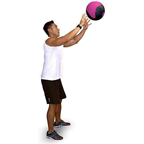 Acte Medicine Ball 5 Kg, Preto e Rosa