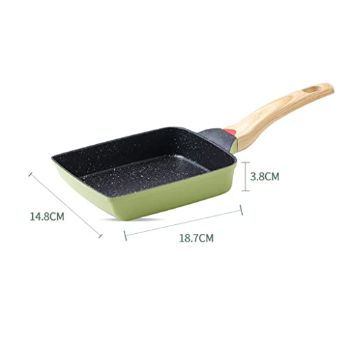 Image of Frying Pan Ham Pancake Burger Maker Smokeless Gas Stove Cooktop Safe Green|Home & Garden|Home & Garden|Home & Garden|1 Piece Omelette Pan