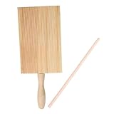 PRETYZOOM 1 Ensemble De Planche Mochi Planche À Gnocchi En Bois Fabricant De Gnocchi Accessoires De Fabrication De Pâtes À Pagaie Machine À Pâtes Pratique Planche À Gnocchi Résistante À