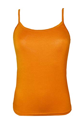 Miss Rouge: Top, Canotta con Bretelle,Viscosa, Ambra, Taglia unica