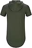 AIYINO Men's S-3XL Fashion Athletic Hoodies Workout Sweatshirt Hip Hop Pullover Hooded Medium Army Green #2
