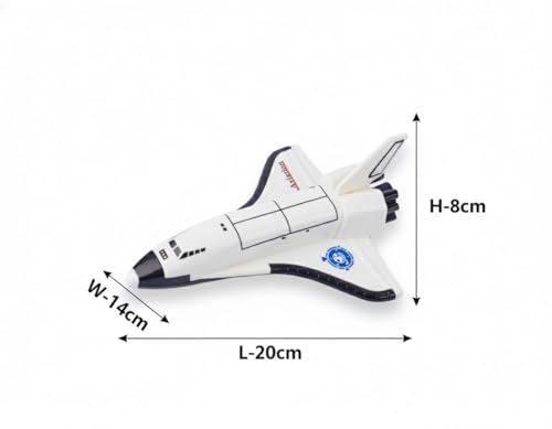 Image of ZOOBIE Toys 8 inch USA Space Shuttle, Friction Powered and Sound 1:160, Durable Educational Toy for Kids & Space Enthusiasts