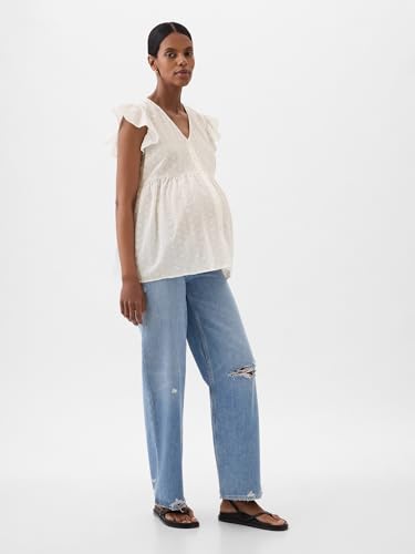 Image of GAP Women's Maternity Eyelet Top