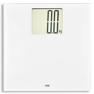 ADE ADE Bilancia pesapersone digitale da casa con ampio display XXL | particolarmente facile da leggere | elevata capacità di carico fino a 200 kg | bianca