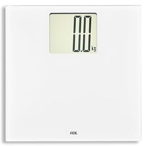 ADE Bilancia pesapersone digitale con ampio display XXL | particolarmente facile da leggere | elevata capacità di carico fino a 200 kg | bianco