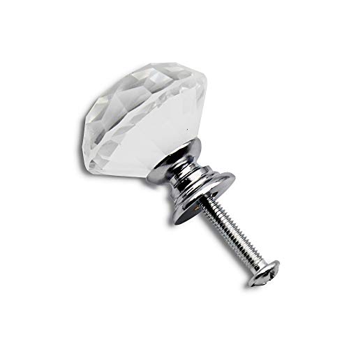 Doafoce 6 Pcs Pomelli per Mobili in Vetro