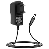 12V 0,5A Adaptateur Secteur, 12V DC avec connecteur 5,5 x 2,5 mm, Adaptateur Alimentation 100–240V AC vers 5W pour Routeur, Caméra CCTV, Bande LED, TV Box, Mini Ventilateur, 1M