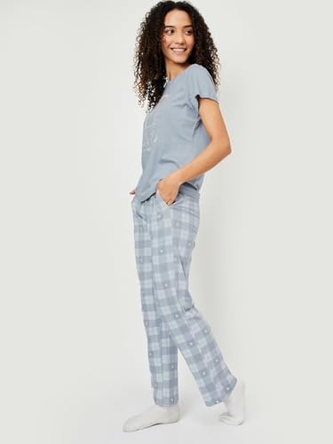 Image of Max Plus Size Women Printed PJ Set