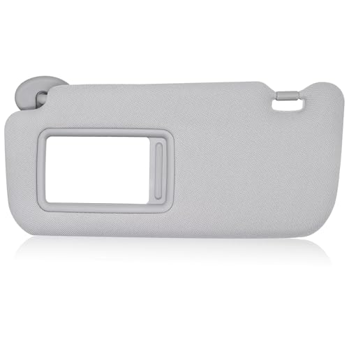 Panwarmoll Driver Left Side Sun Visor Gray Fit for Toyota Corolla 2008 2009 2010 2011 2012 2013 Replace # 74320-02711-E0 7432002711E0