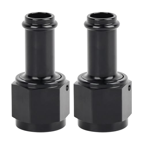 EVIL ENERGY 8AN Female to 1/2" Barb Hose Fitting Straight Swivel 2PCS by EVIL ENERGY - Used condition - US$16.75