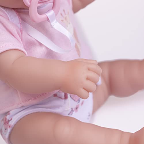 Jc Toys - La Newborn Nursery | 7 Piece Baby Doll Gift Set | 12" Life-Like Baby Doll With Accessories | Pink | Ages 2+ (18344) #TOP4