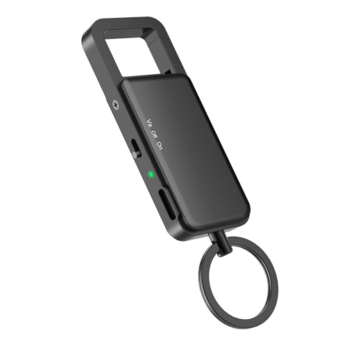 Grabadora de voz digital de 128 GB, almacenamiento de 9000 horas, batería de 24 horas, reducción inteligente de ruido, grabadora de audio activada por voz USB-C para reuniones, conferencias