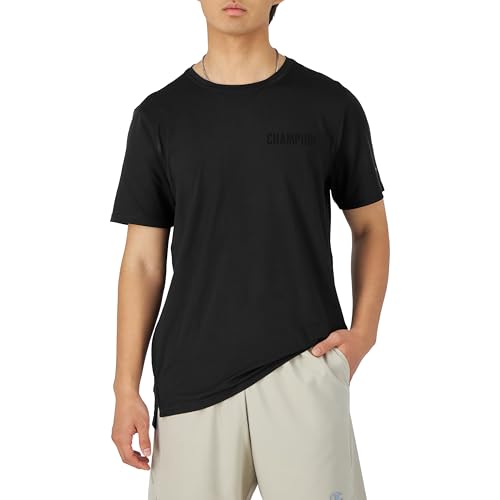 Image of Champion Boys T-Shirt, Kids' T-Shirt For Boys, Lightweight Tee for Kids, Script & Print