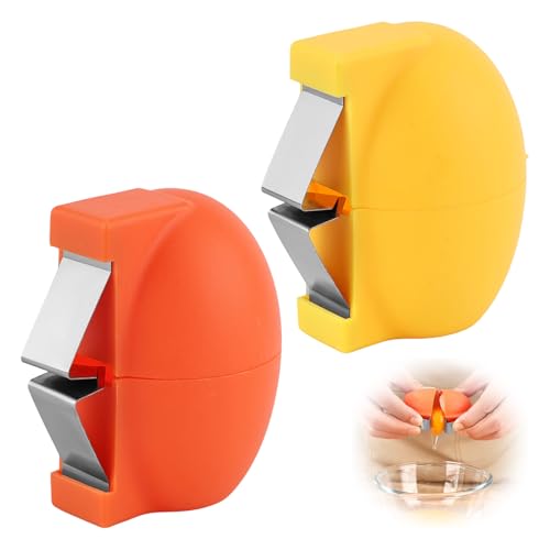 Egg Cracker Tool Easy Egg Opener for Shell-Free Cooking 2 Pack