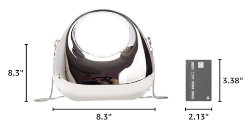 Image of Acrylic Handbags for Women Cute Acrylic Clutch Small Unique Purse Trendy Metal Evening Bag for Party Cocktail