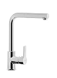 SCHOCK | Miscelatore Aquatown Doccia con Canna Alta a Ponte e Doccetta Estraibile, Color Cromato, h320mm