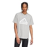 adidas Men's Modern Essentials Graphic T-Shirt, Medium Grey Heather