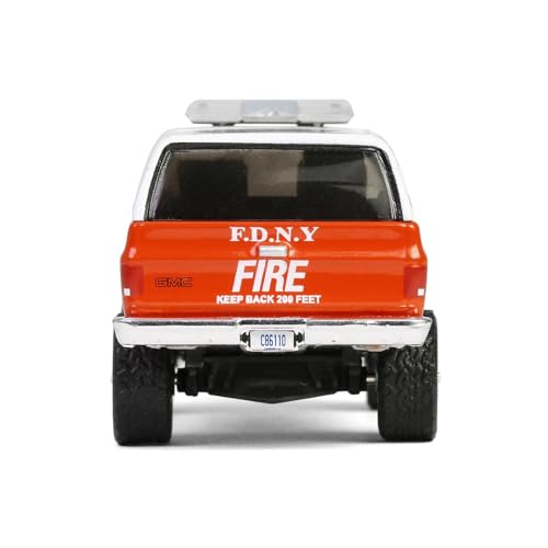 Camión 1/64 1987 GMC Jimmy FDNY M.E.U. miniatura 6