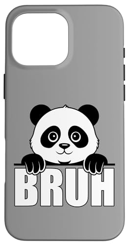 Panda Bruh Funny Zoo Animal Lover per uomini, donne e bambini Custodia per iPhone 16 Pro Max