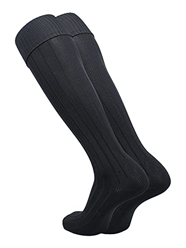 Image of Soccer Socks With Fold Down Top - European Style for Adults - Men and Women