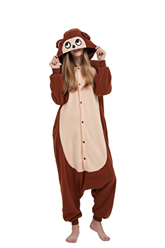 Combinaison animal pyjama unisexe adultes pour Halloween et cosplay