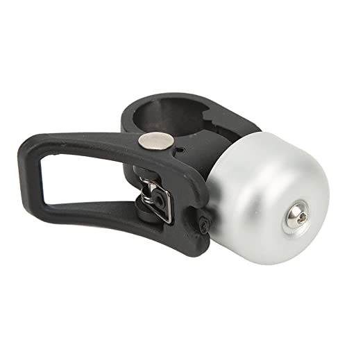Dilwe Electric Scooter Bell, Aluminum Alloy Scooter Handlebar Horn with Folding Hook for M365