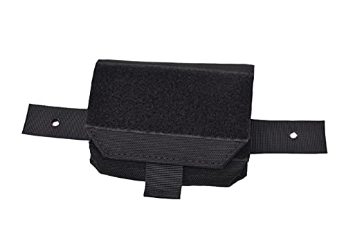 Jffcestore Tactical Helmet Battery Pouch Balancing Weight Bag Counterbalance Pack With Four Counter For Ops Fast Bj Pj Mh/Mich (Black) #TOP3