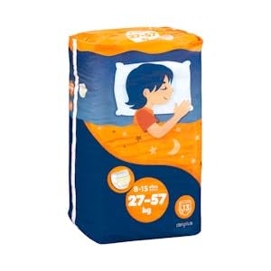 Pañal junior braguita noche infantil de 27-57 kg 8 a 15 años Paquete 13 ud. Pack 2