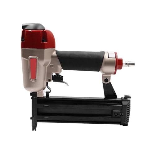 Agrafeuse professionnelle robuste L'agrafeuse pneumatique for tapisserie d'ameublement de calibre 18 F50 accepte des clous de 15 à 50 mm for le pistolet à air comprimé de meubles de rembourrage