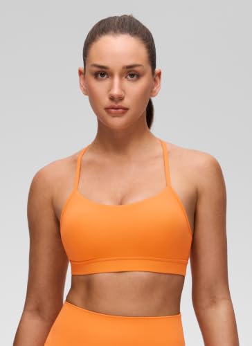 Image of CRZ YOGA Butterluxe Y Back Sports Bras | Light Support, Removable Pads, Yoga, Extremely Soft, Scoop Neck, Spaghetti Strap, for Women