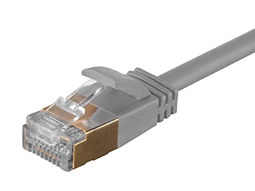 Cable Ethernet Monoprice Cat6A Patch 2 Metros Gris (5 Unidades) miniatura 3