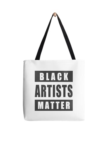 Sac fourre-tout Black Artists Matter fini les cabas fragiles pour l'art