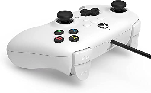 8Bitdo Ultimate Wired Controller for Xbox Series X, Xbox Series S, Xbox One, Windows 10 & Windows 11 (White) (Xbox Series X/)
