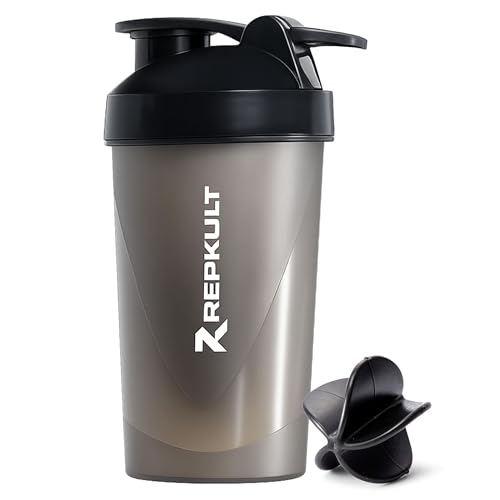 Image of Protein Shaker Bottle for Gym, Leak Proof BPA Free Gym Shaker 500ml with Mixing Ball | Shaker for Protein Shake, Pre Workout & Water | Sipper Gym Bottle for Men & Women