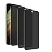 Produktbild Mosoris [3 Stück] Privacy Schutzfolie Samsung S21 Ultra 5G Anti-Spähen Gehärtetem Glas, 9H Hart Full Screen Protector Anti Spy Tempered Glass Blickschutzfolie für Samsung Galaxy S21 Ultra