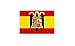 Gemelolandia Bandera Española Aguila de San Juan 90x150cm | Complementos de Todo Tipo para Decorar Looks y Espacios