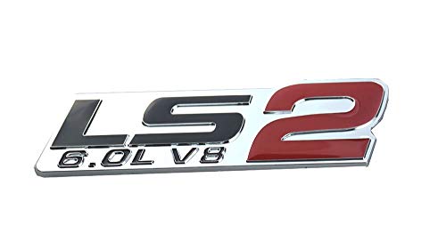 Emblema de motor LS2 6.0L V8 repuesto Chevrolet Silverado Chevy GM 2