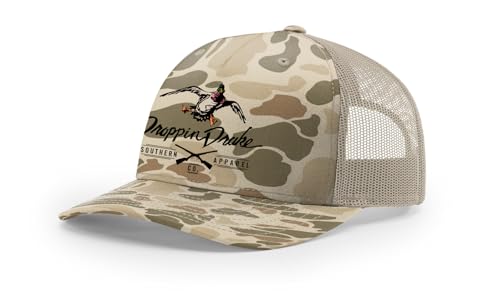 Image of Mallard Duck and Gun X Logo Mesh Back Trucker