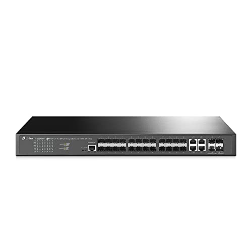 Image of TP-Link Omada SG3428XF | 24 Port SFP Enterprise Level Switch | L2+ Smart Managed | Omada SDN Integrated | IPv6 | Static Routing | L2 /L3 /L4 QoS, IGMP & LAG