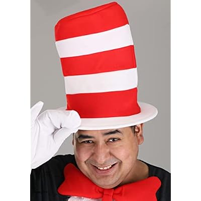 elope Dr. Seuss The Cat in The Hat Deluxe Costume Adult Plus - 5X - Multi-Colored