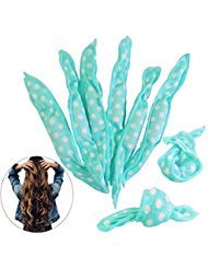 20Pcs Magic Pillow Cloth Hair Roller Flexible Foam Sponge No Heat Nighttime Hair Curlers DIY No Harm Night Hair Rollers Styling Tool For Women-Green