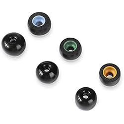 HUAYUWA 3 pares de almohadillas de espuma viscoelástica para auriculares Jabra Elite 65t/Active 65t/Sport, para Samsung Gear IconX/Galaxy Buds (S+M+L)