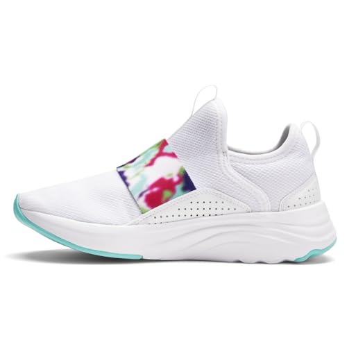 PUMA Kids Girls Softride Sophia Slip On Sneakers Shoes Casual - White - Size 7 M3
