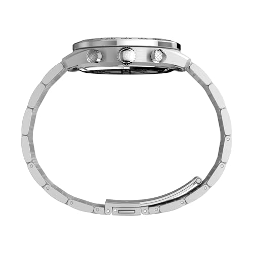 Image of TIMEX Waterbury Traditional Analog Silver Round Dial & Silver Stainless Steel Bracelet Band Water Resistant Men's Wrist Watch - TW2Y18700IK